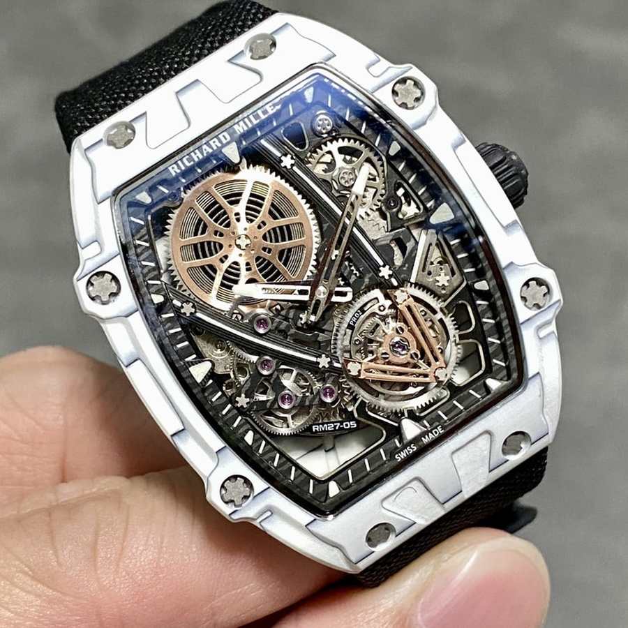 Epic Fake Richard Mille RM 27-05 Flying Tourbillon Rafael Nadal Carbon Fiber 37.25×47.25mm — image 3