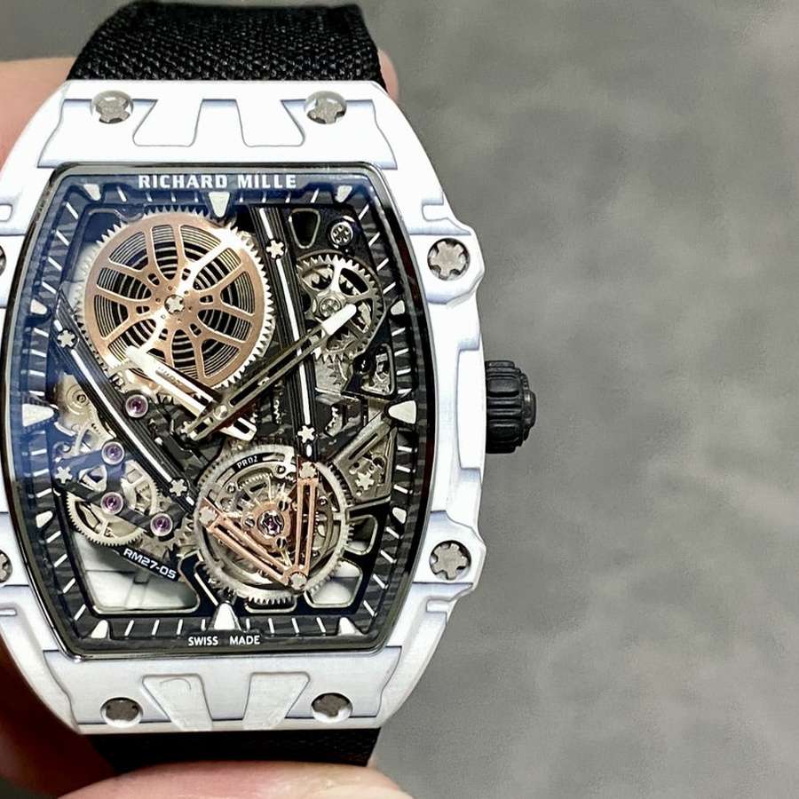 Epic Fake Richard Mille RM 27-05 Flying Tourbillon Rafael Nadal Carbon Fiber 37.25×47.25mm — image 4