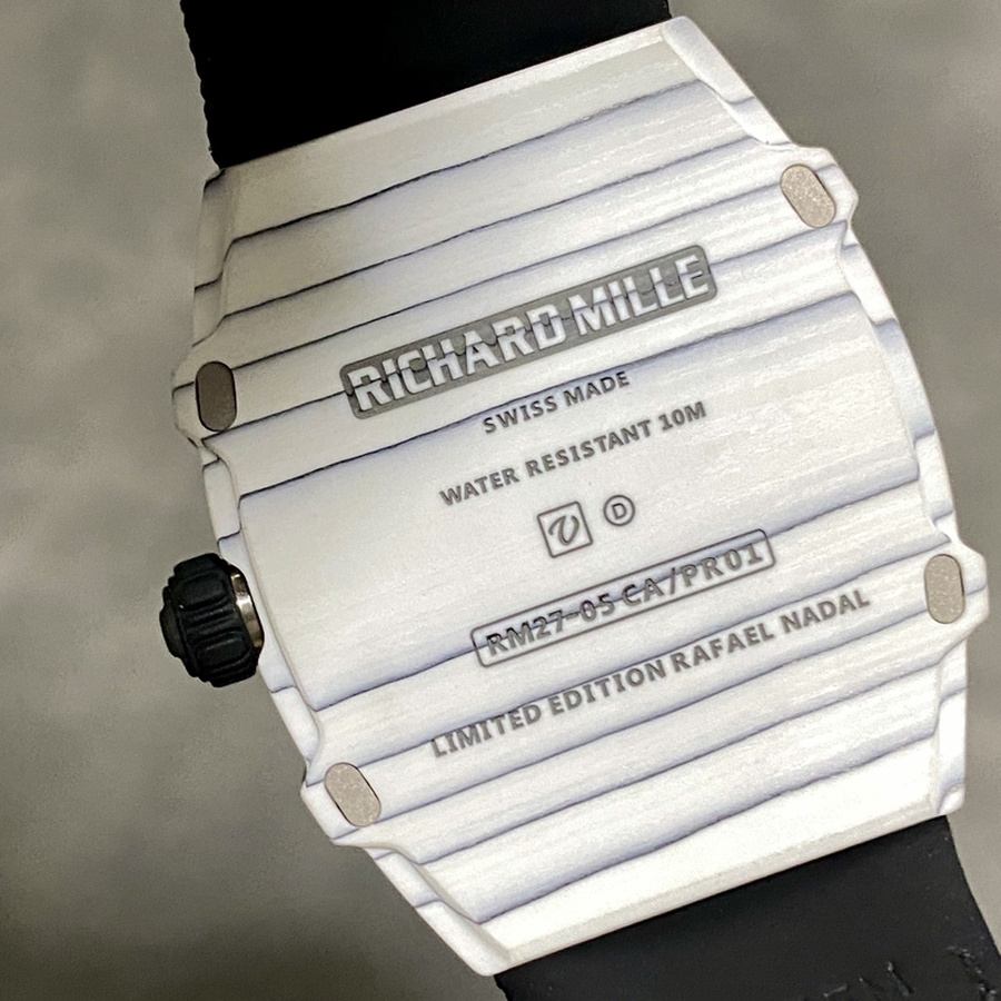 Epic Fake Richard Mille RM 27-05 Flying Tourbillon Rafael Nadal Carbon Fiber 37.25×47.25mm — image 8