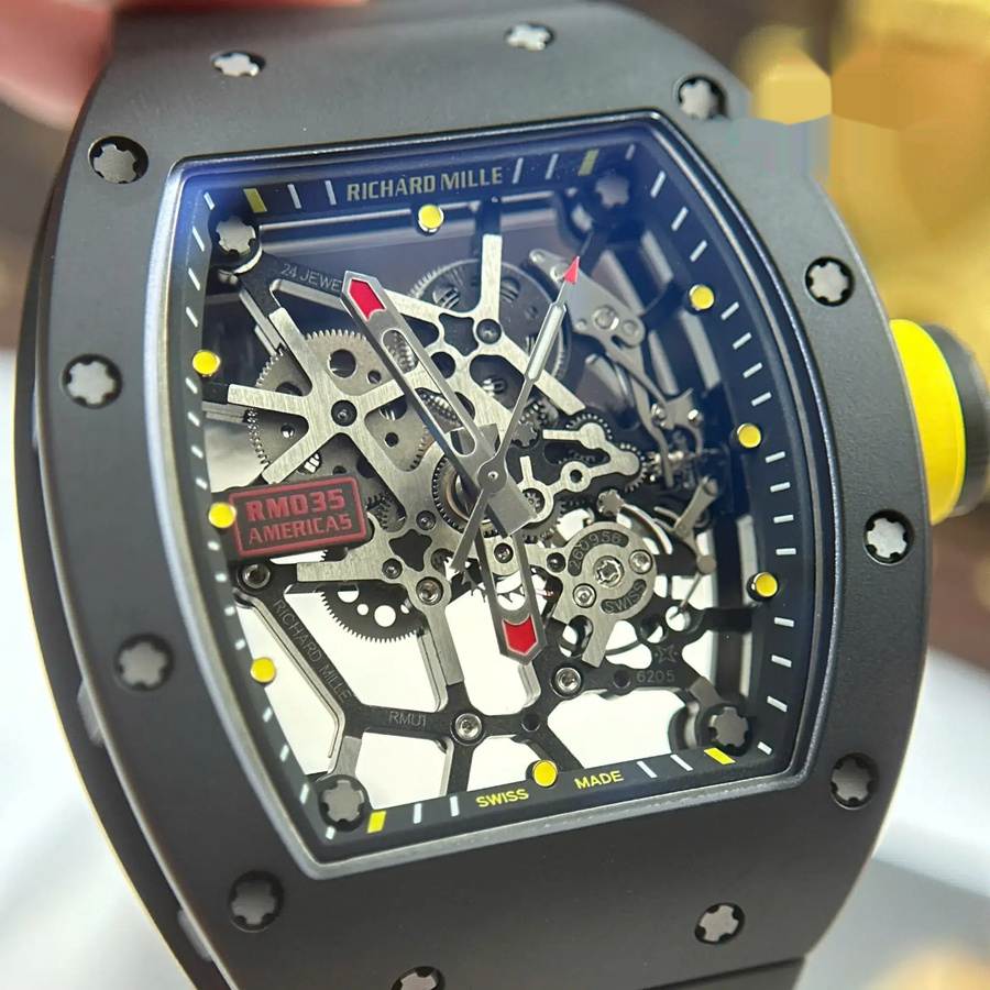 Exquisite Fake Richard Mille RM 035 Rafael Nadal Americas Limited Edition ZF Factory 39.7mm X 48mm — image 4