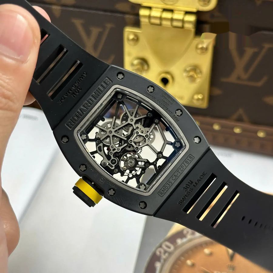 Exquisite Fake Richard Mille RM 035 Rafael Nadal Americas Limited Edition ZF Factory 39.7mm X 48mm — image 10