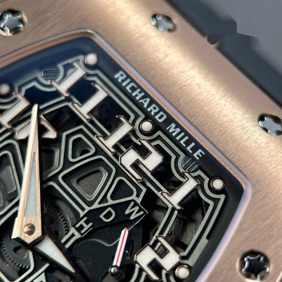 Exquisite Fake Richard Mille RM 67-01 Rose Gold Automatic Extra-Flat Rubber Band 38.7mm X 47.5mm — image 7
