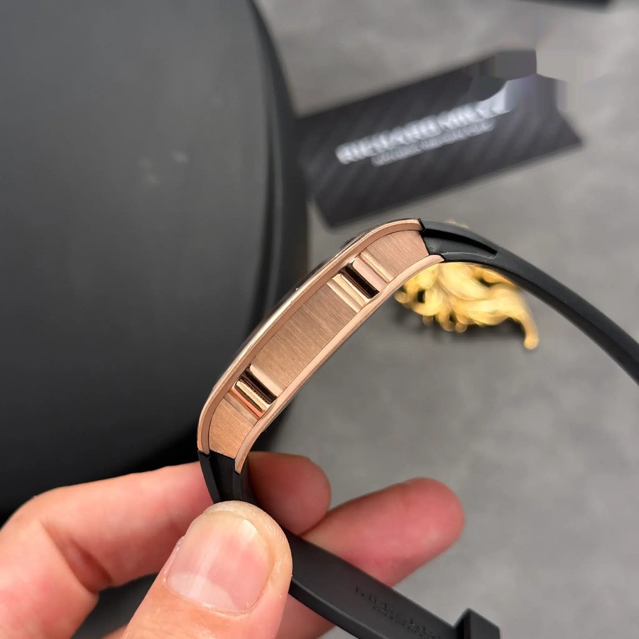Exquisite Fake Richard Mille RM 67-01 Rose Gold Automatic Extra-Flat Rubber Band 38.7mm X 47.5mm — image 10