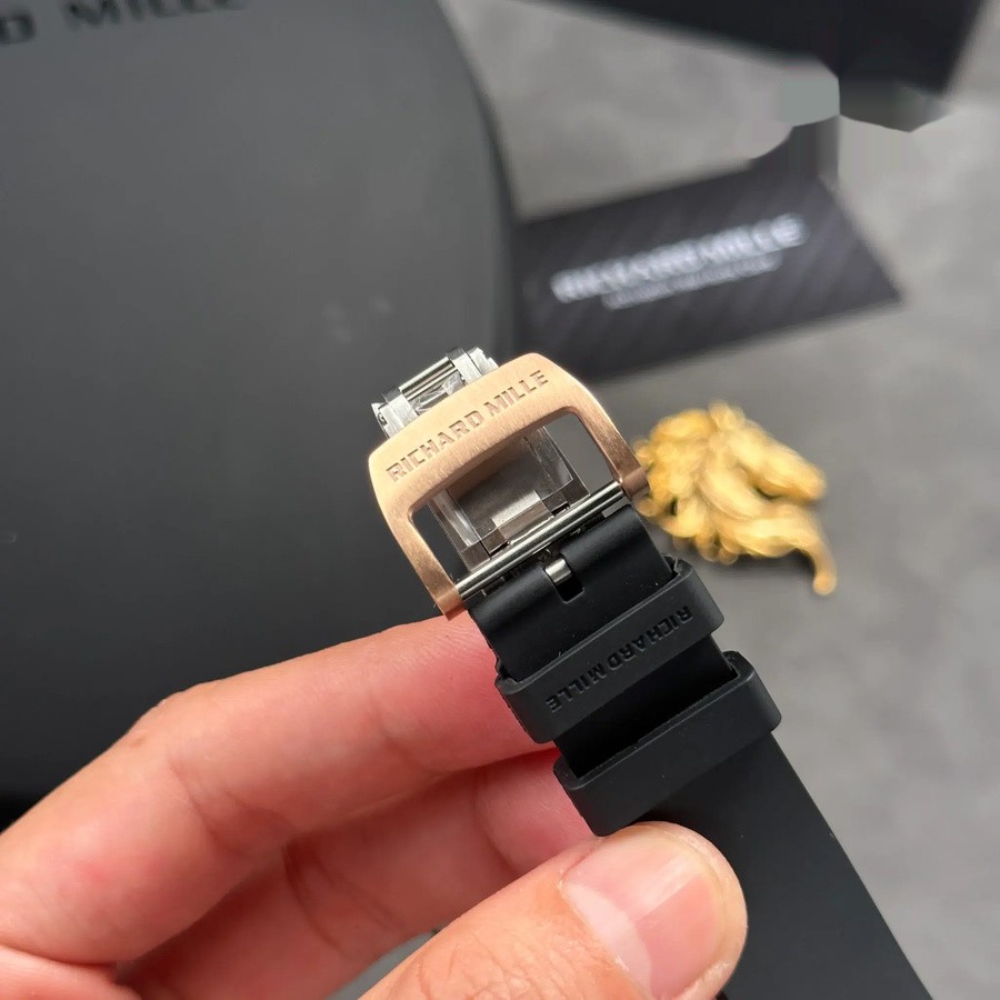 Exquisite Fake Richard Mille RM 67-01 Rose Gold Automatic Extra-Flat Rubber Band 38.7mm X 47.5mm — image 13