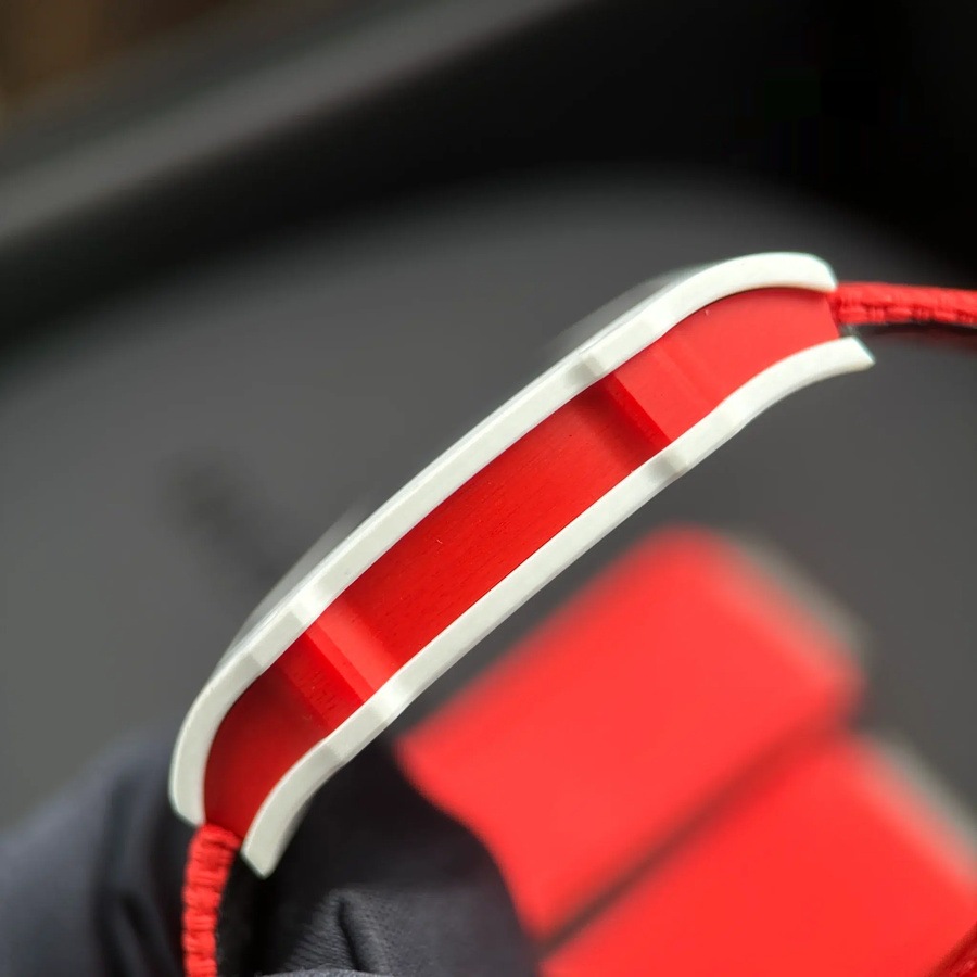 Fashionable Duplicate Richard Mille RM 67-02 Charles Leclerc Monaco Red White Quartz TPT 38.7 X 47.52mm — image 12
