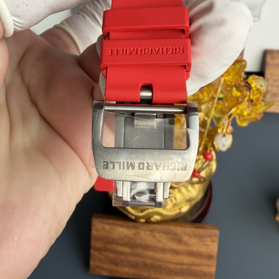 Finest Fake Richard Mille RM 11-03 Red Quartz TPT Automatic Chronograph 49.94 X 44.5mm — image 9