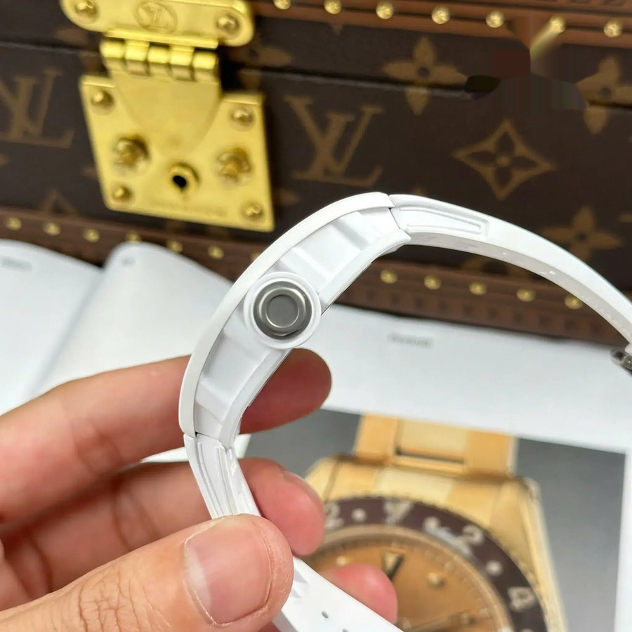 Hot-selling Replicated Richard Mille RM 055 White Ceramic Bubba Watson ZF 42.7mm — image 8