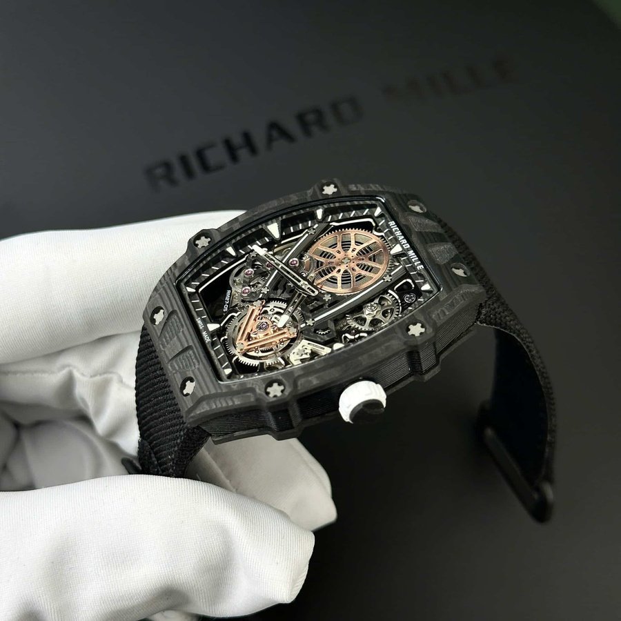 Legendary Imitation Richard Mille RM 27-05 Rafael Nadal Black Carbon Fiber 37.25×47.25mm — image 3