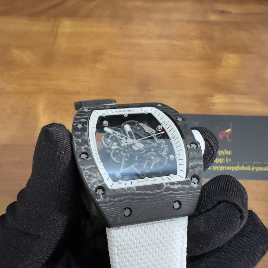 Low-cost Fake Richard Mille RM 055 Bubba Watson Americas Edition Custom Made NTPT Carbon Fiber 1:1 Vaucher Movement — image 6
