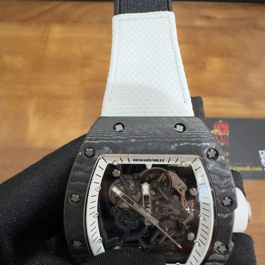 Low-cost Fake Richard Mille RM 055 Bubba Watson Americas Edition Custom Made NTPT Carbon Fiber 1:1 Vaucher Movement — image 8