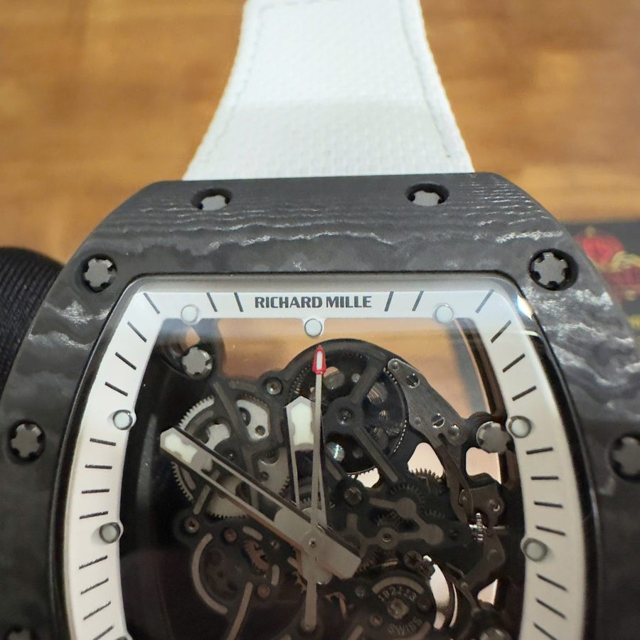 Low-cost Fake Richard Mille RM 055 Bubba Watson Americas Edition Custom Made NTPT Carbon Fiber 1:1 Vaucher Movement — image 9