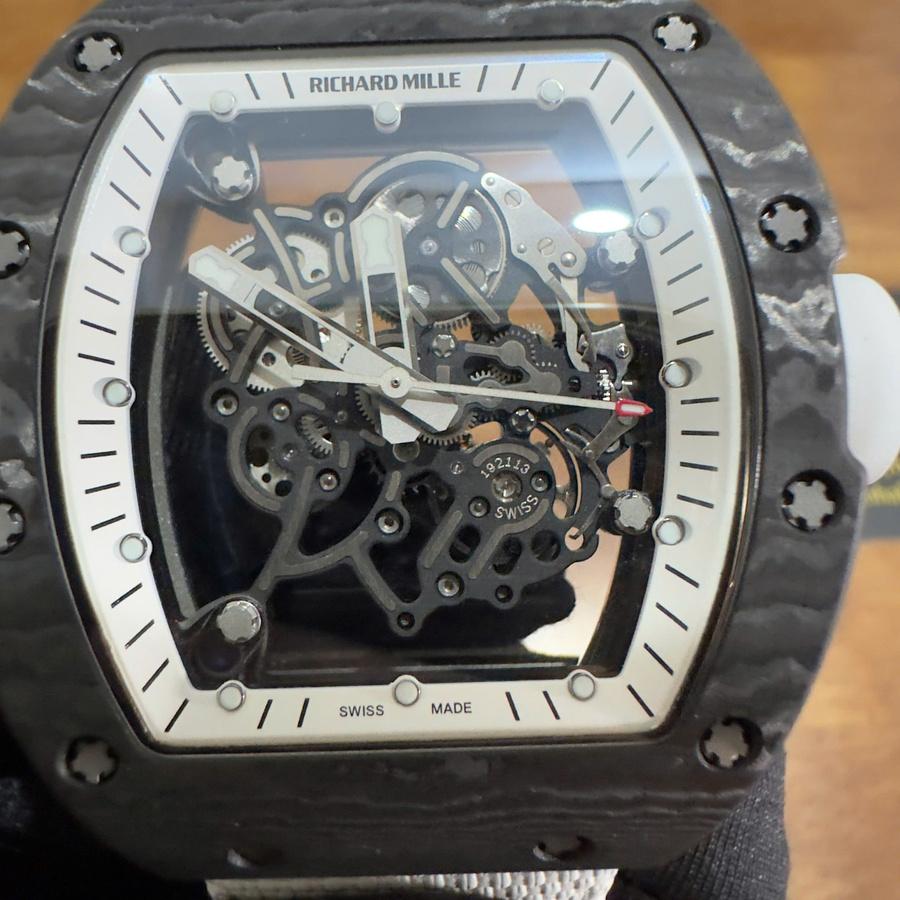 Low-cost Fake Richard Mille RM 055 Bubba Watson Americas Edition Custom Made NTPT Carbon Fiber 1:1 Vaucher Movement — image 10
