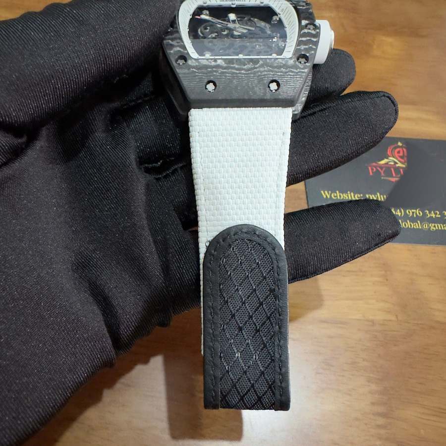 Low-cost Fake Richard Mille RM 055 Bubba Watson Americas Edition Custom Made NTPT Carbon Fiber 1:1 Vaucher Movement — image 14