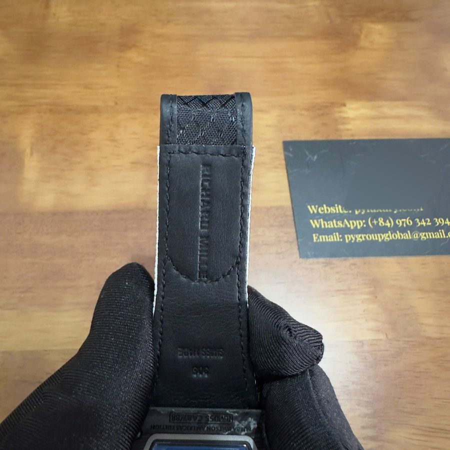 Low-cost Fake Richard Mille RM 055 Bubba Watson Americas Edition Custom Made NTPT Carbon Fiber 1:1 Vaucher Movement — image 15