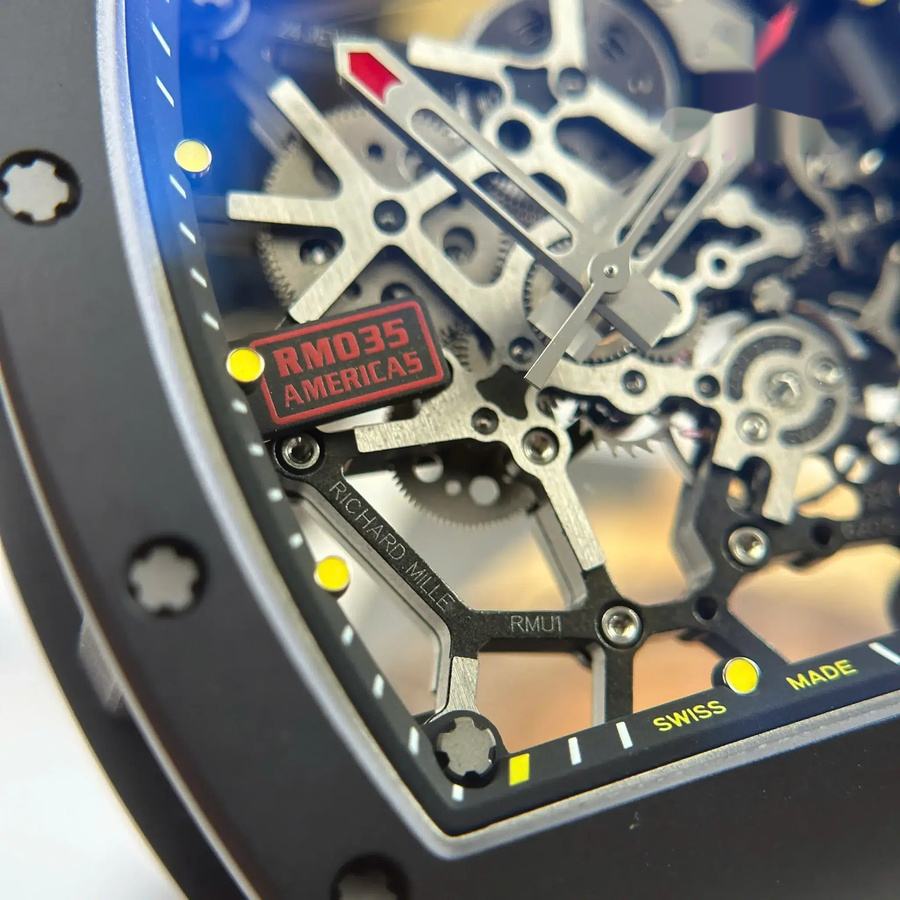 Luxury Fake Richard Mille RM 035 Rafael Nadal Americas Limited Edition Z Factory 39.7mm X 48mm — image 7