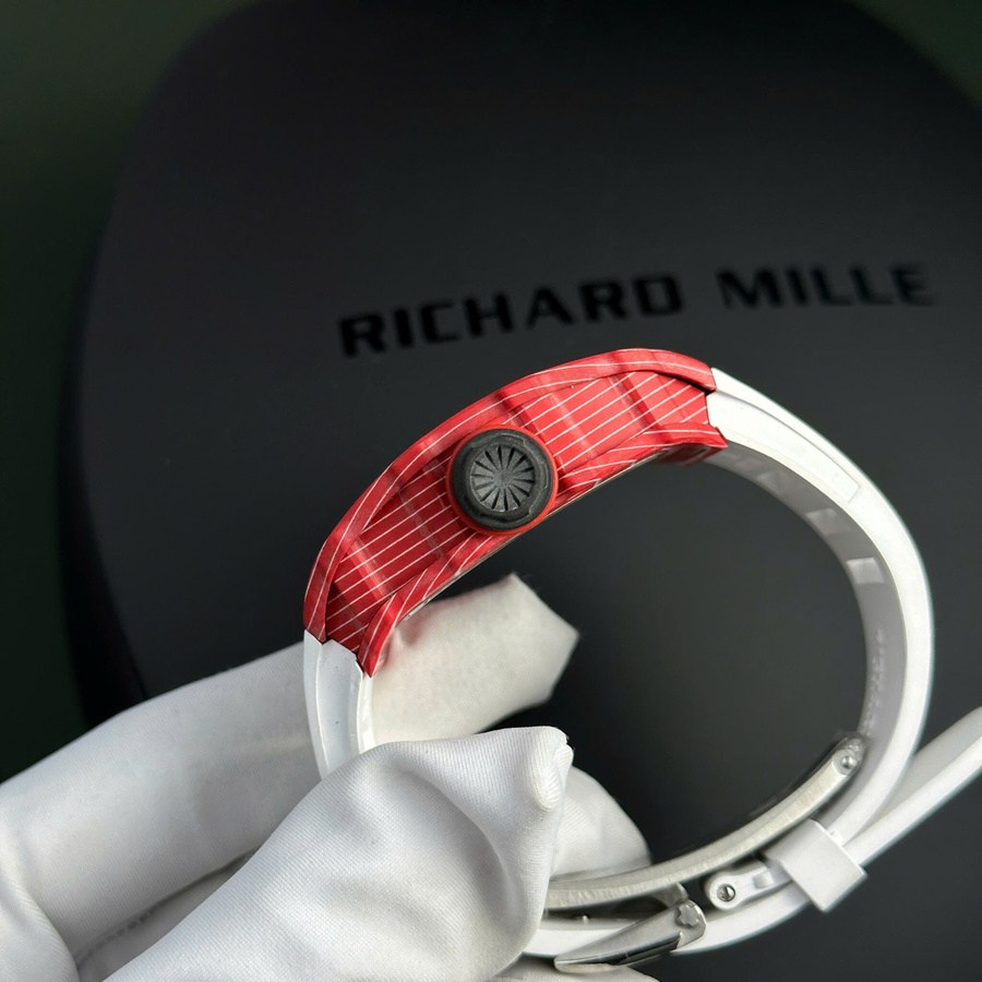 New-Arrival Knockoff Richard Mille RM 35-02 Rafael Nadal Red Quartz TPT 49.94mm X 44.5mm — image 7