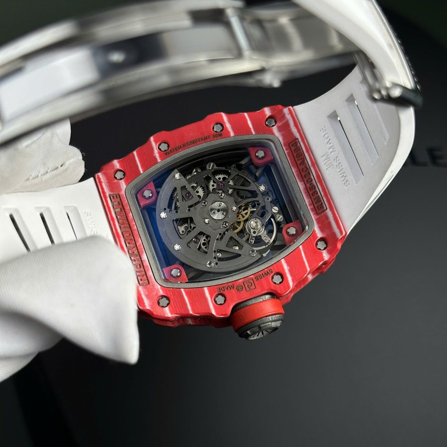New-Arrival Knockoff Richard Mille RM 35-02 Rafael Nadal Red Quartz TPT 49.94mm X 44.5mm — image 8