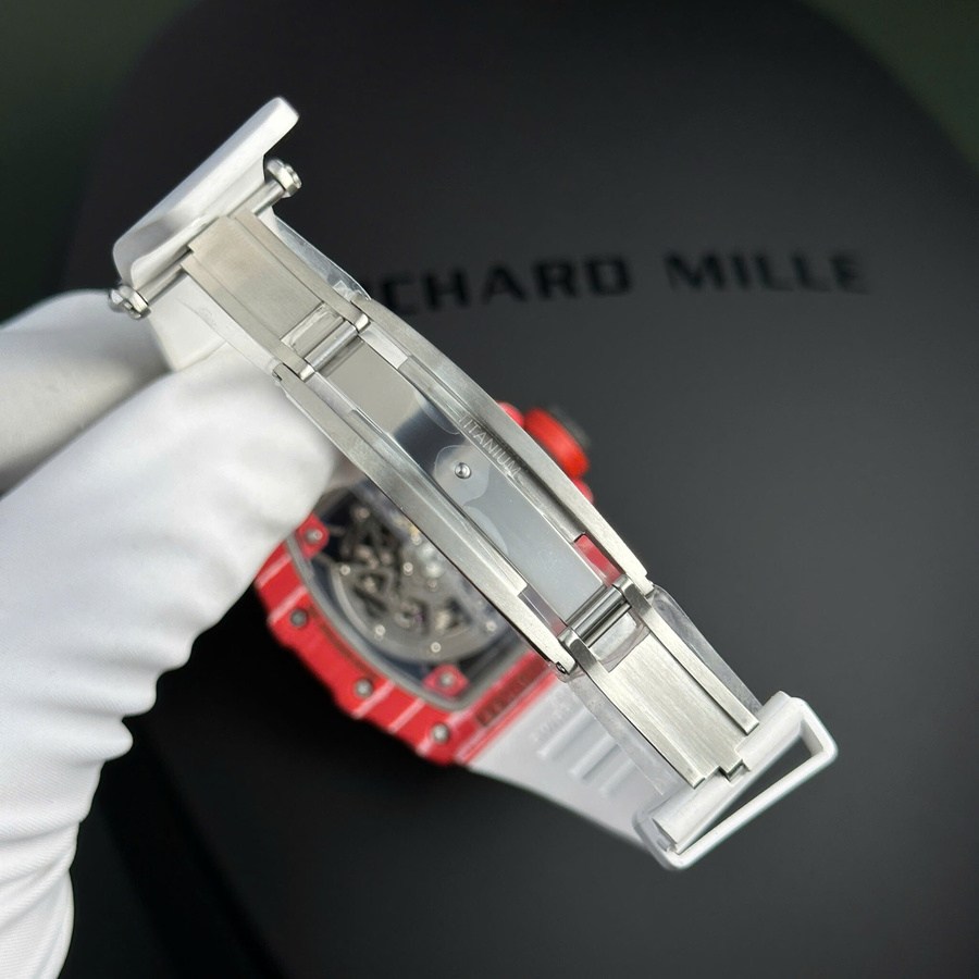 New-Arrival Knockoff Richard Mille RM 35-02 Rafael Nadal Red Quartz TPT 49.94mm X 44.5mm — image 9