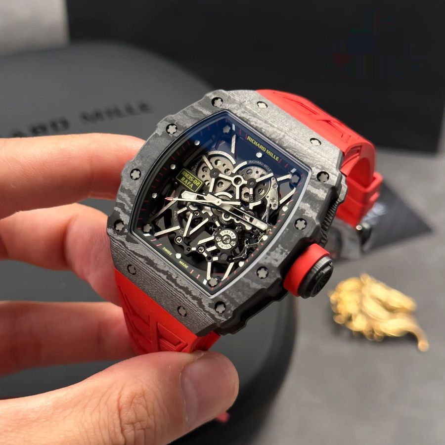 New Generation Copy Richard Mille RM 35-02 Rafael Nadal Carbon TPT ZF 49.94mm X 44.5mm — image 3