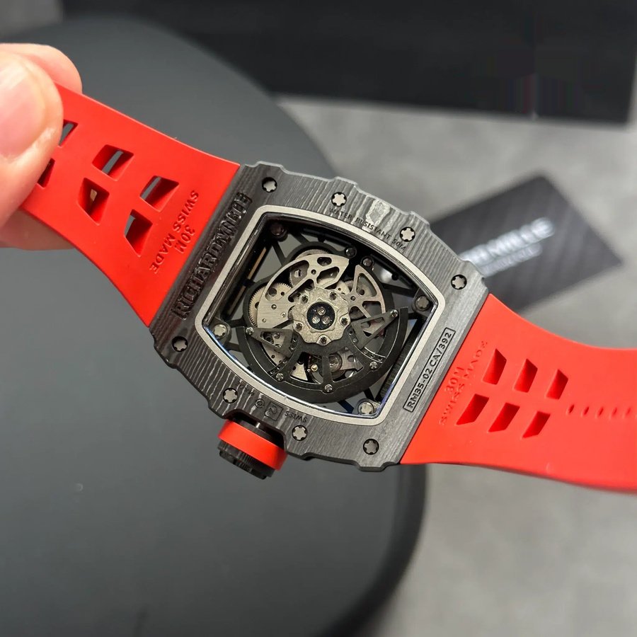 New Generation Copy Richard Mille RM 35-02 Rafael Nadal Carbon TPT ZF 49.94mm X 44.5mm — image 8