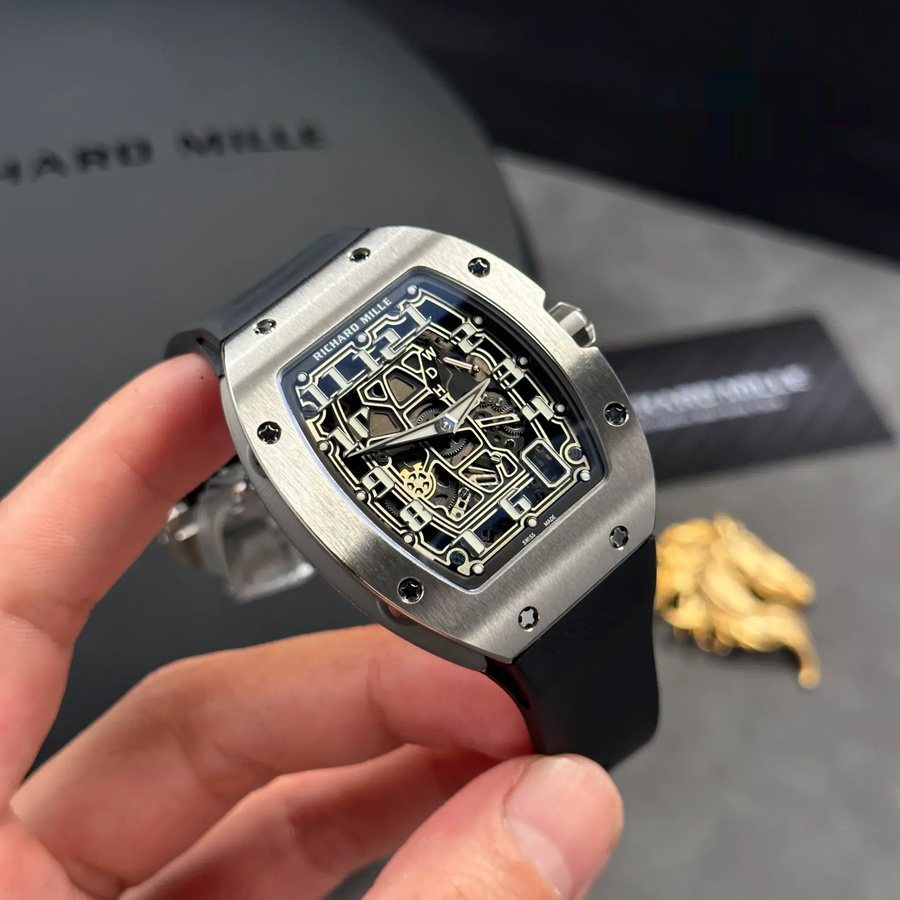 Perfect Fake Richard Mille RM 67-01 Titanium Extra-Flat Rubber Band 38.7mm X 47.5mm — image 4