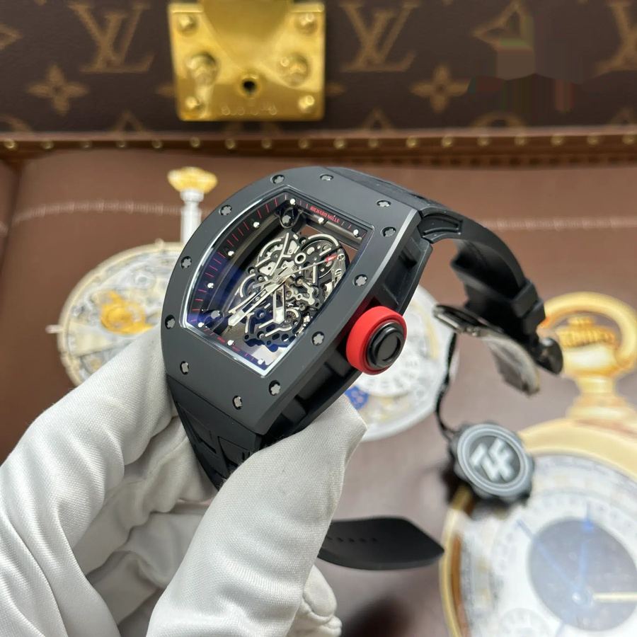 Prestige Replica Richard Mille RM 055 Bubba Watson Black Ceramic ZF 42.7mm — image 3