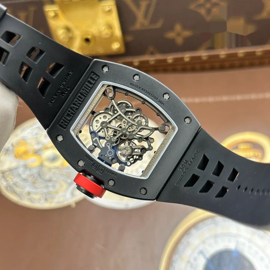 Prestige Replica Richard Mille RM 055 Bubba Watson Black Ceramic ZF 42.7mm — image 10