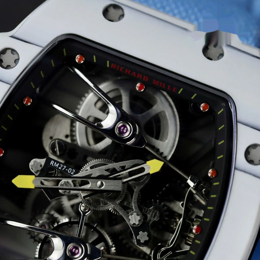 Prestige Replica Richard Mille RM 27-02 Rafael Nadal Tourbillon White Carbon Fiber 39.7 X 47.7mm — image 4