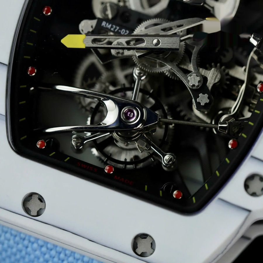 Prestige Replica Richard Mille RM 27-02 Rafael Nadal Tourbillon White Carbon Fiber 39.7 X 47.7mm — image 5