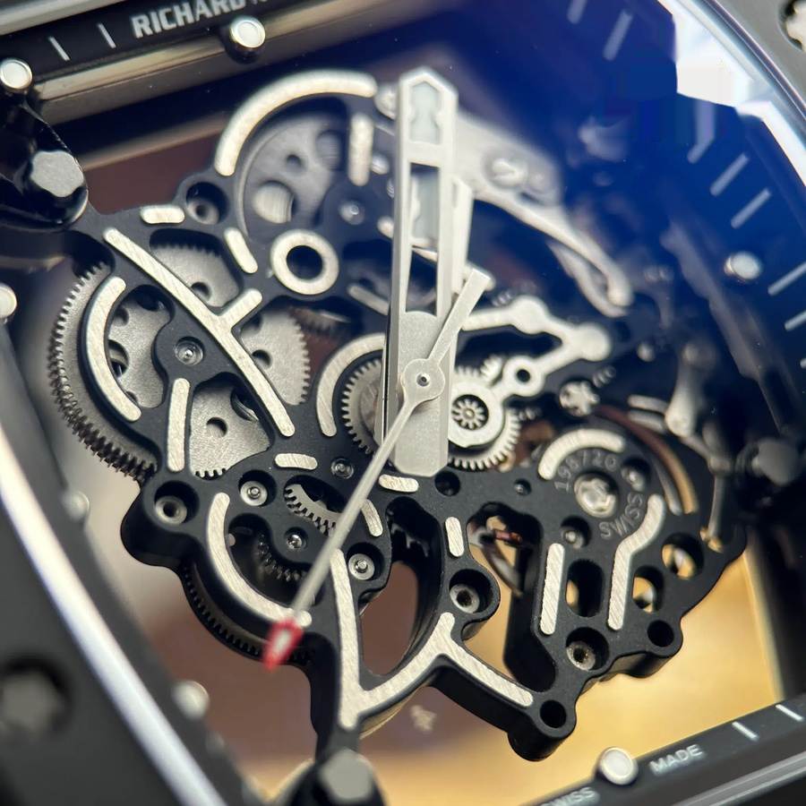 Priceless Replica Richard Mille RM 055 Bubba Watson Black Ceramic ZF 42.7mm — image 8