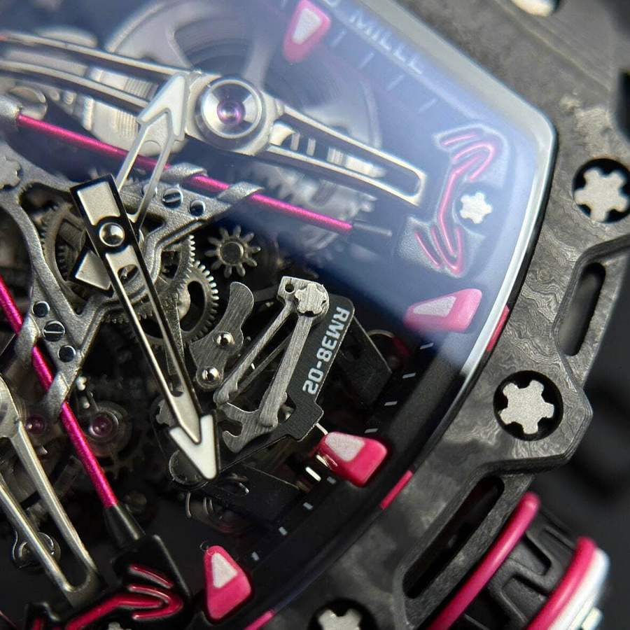 Rare Replica Richard Mille RM 38-02 Tourbillon Bubba Watson Black Carbon TPT — image 4