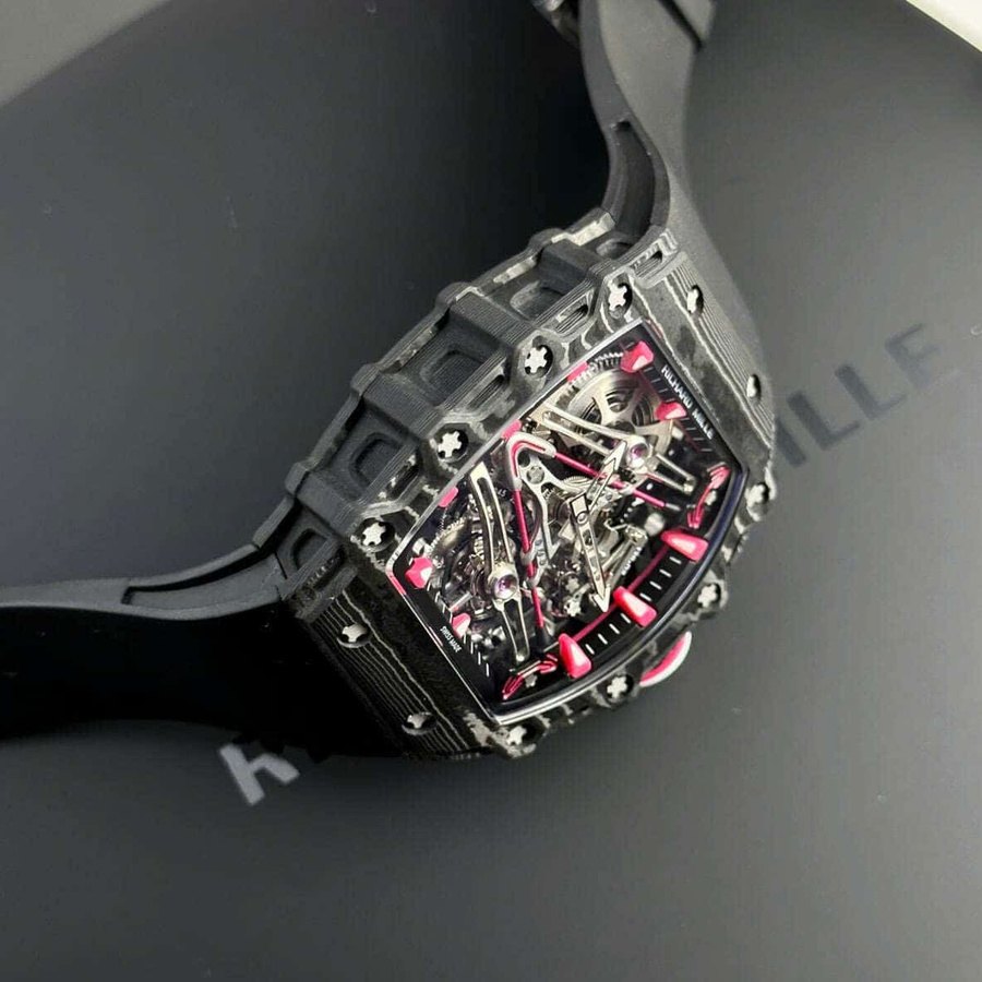 Rare Replica Richard Mille RM 38-02 Tourbillon Bubba Watson Black Carbon TPT — image 6