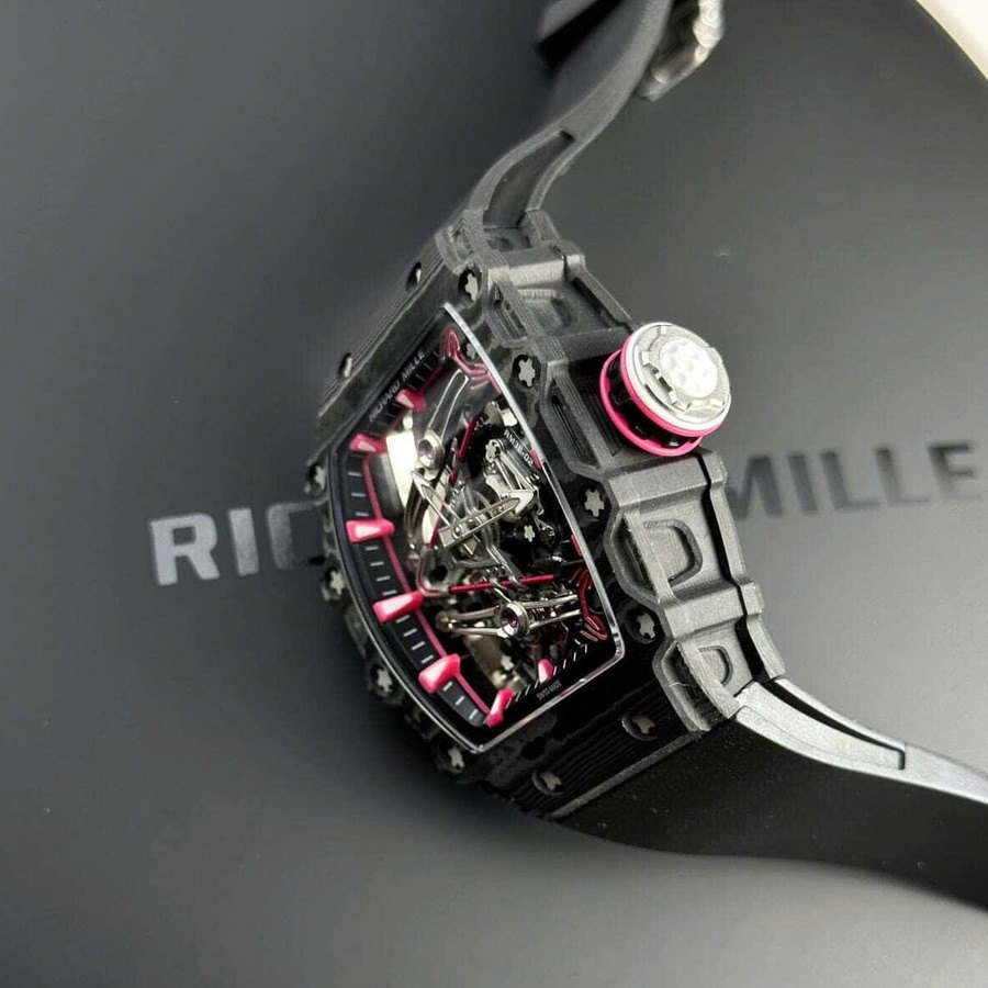 Rare Replica Richard Mille RM 38-02 Tourbillon Bubba Watson Black Carbon TPT — image 7