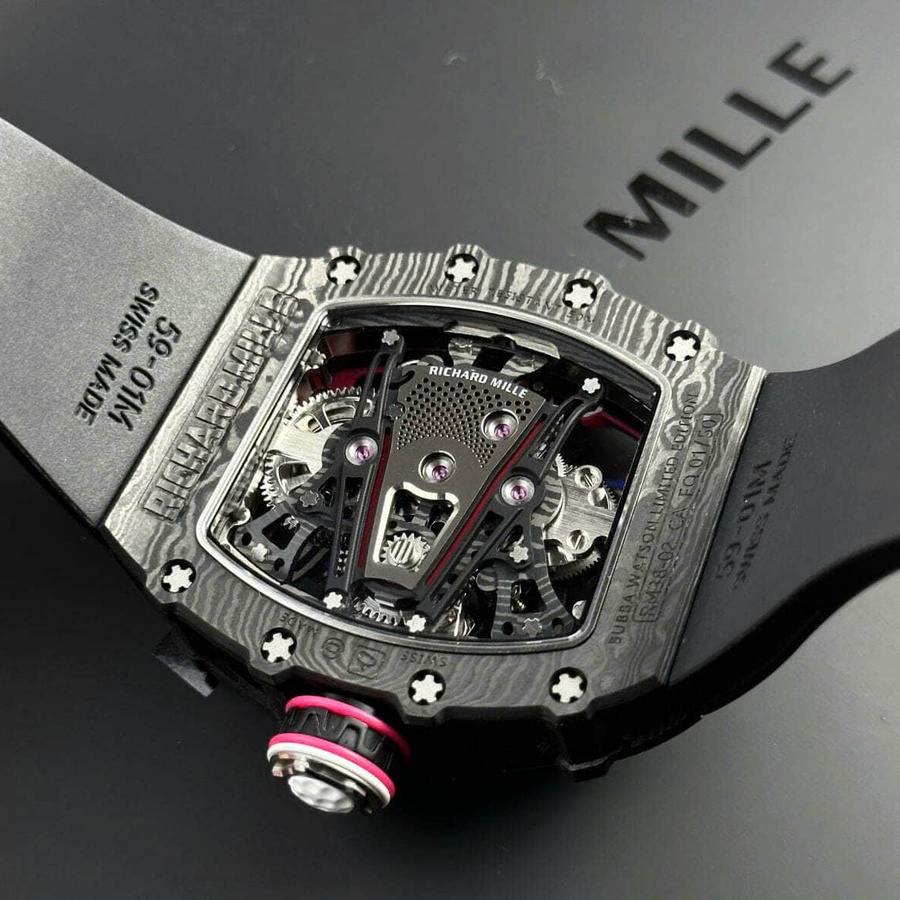 Rare Replica Richard Mille RM 38-02 Tourbillon Bubba Watson Black Carbon TPT — image 9