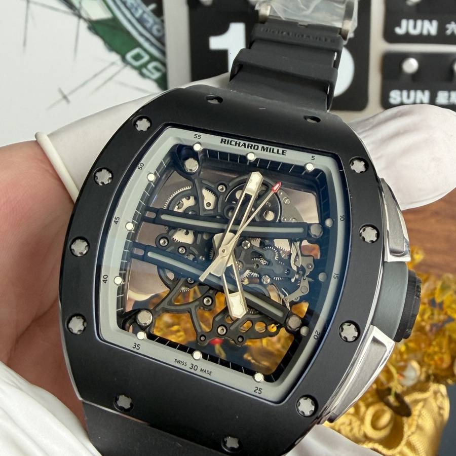 Topmost Fake Richard Mille RM 61-01 Yohan Blake All Grey Vaucher Movement 42.7mm X 50.23mm — image 4
