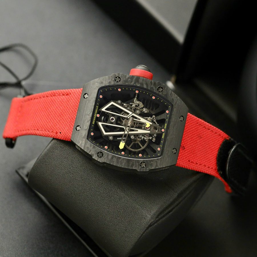 Ultimate Fake Richard Mille RM 27-03 Rafael Nadal Tourbillon Black Carbon TPT BBR 40.3mm — image 3