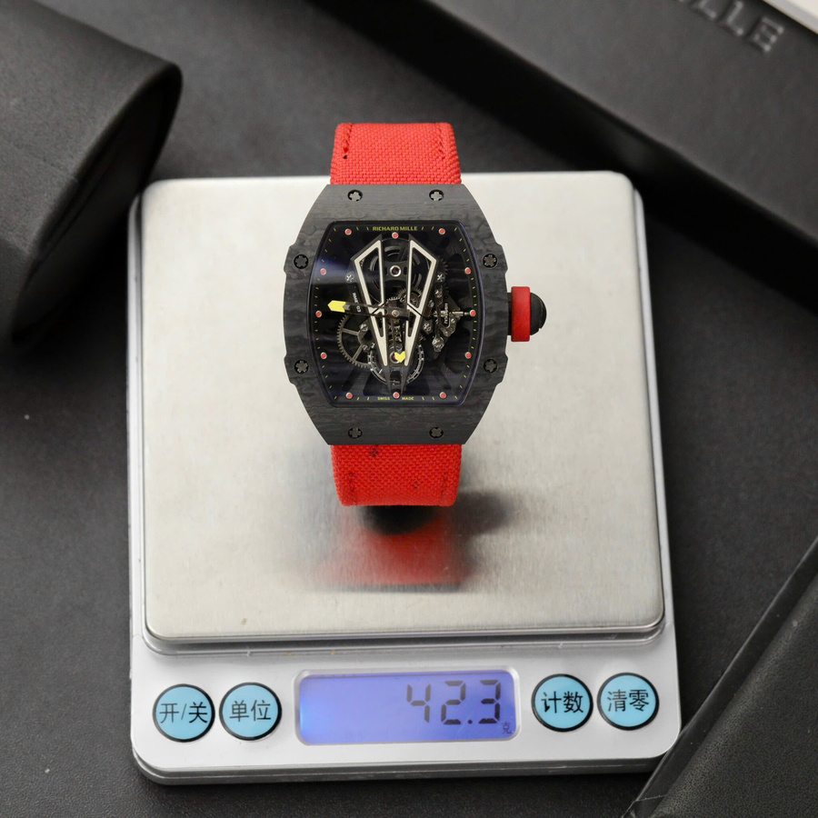 Ultimate Fake Richard Mille RM 27-03 Rafael Nadal Tourbillon Black Carbon TPT BBR 40.3mm — image 4