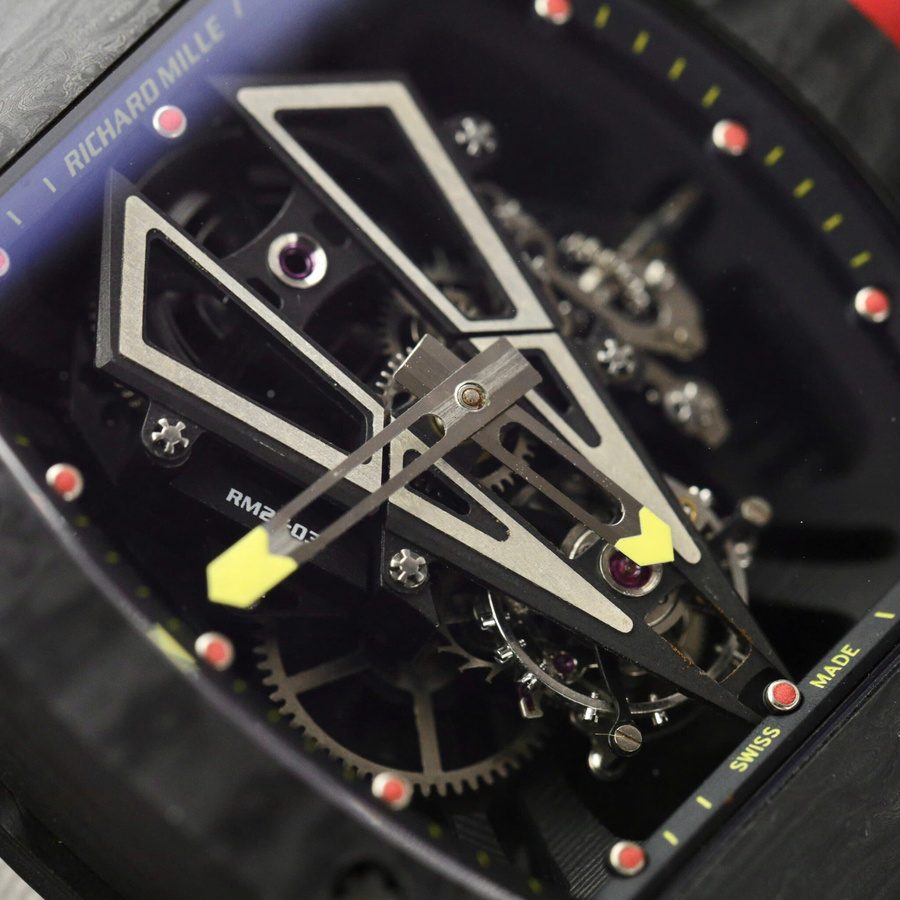 Ultimate Fake Richard Mille RM 27-03 Rafael Nadal Tourbillon Black Carbon TPT BBR 40.3mm — image 6