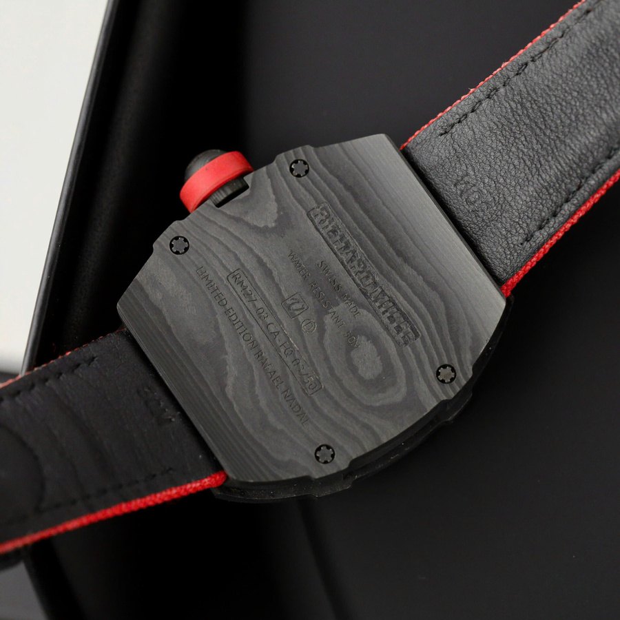 Ultimate Fake Richard Mille RM 27-03 Rafael Nadal Tourbillon Black Carbon TPT BBR 40.3mm — image 8