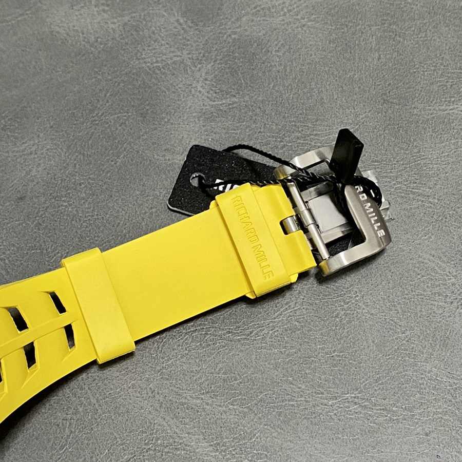 Upscale Replica Richard Mille RM 11-03 Flyback Chronograph Iced Out CZ Stones KVF 49.94x44.5mm — image 8