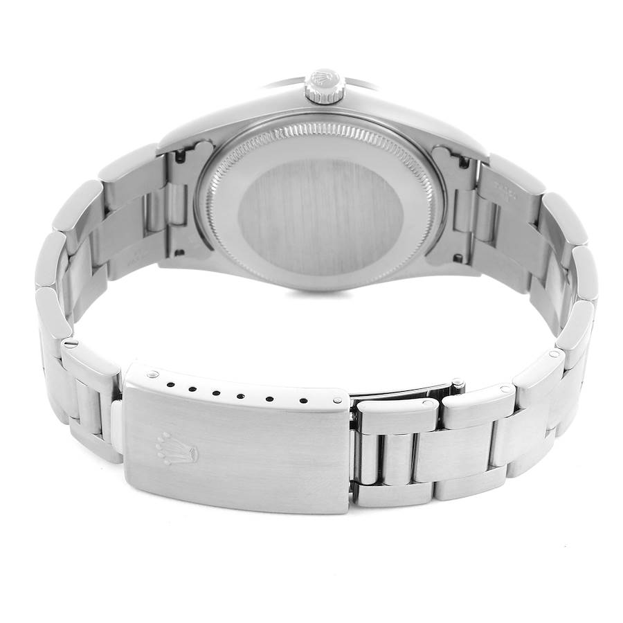 Competitively Priced Replica Rolex Air King Black Dial Smooth Bezel Steel Mens Watch 14000 — image 7