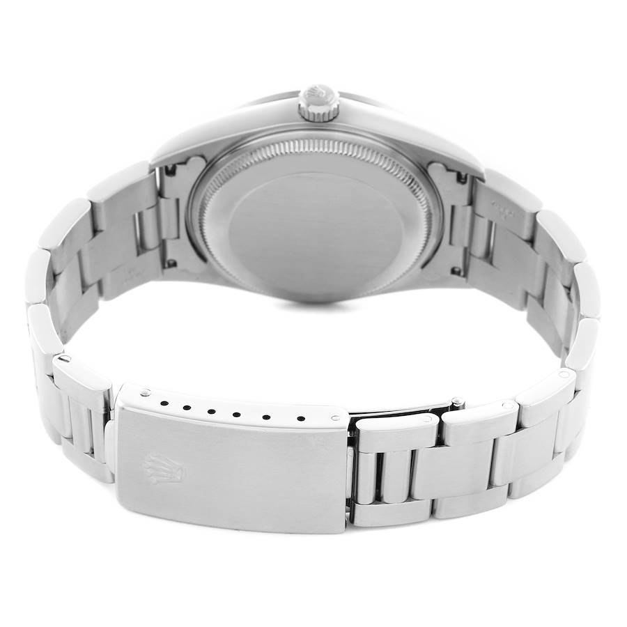 Finest Replica Rolex Date Black Dial Smooth Bezel Steel Mens Watch 15200 — image 7