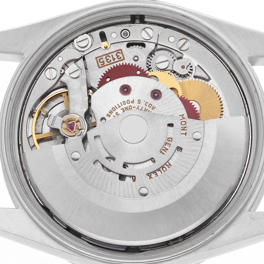 Reasonably Priced Replica Rolex Date Engine Turned Bezel Silver Dial Steel Mens Watch 15210 — image 6