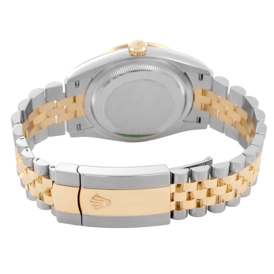 Ultimate Replica Rolex Datejust 36 Steel Yellow Gold Silver Diamond Dial 126283 — image 7