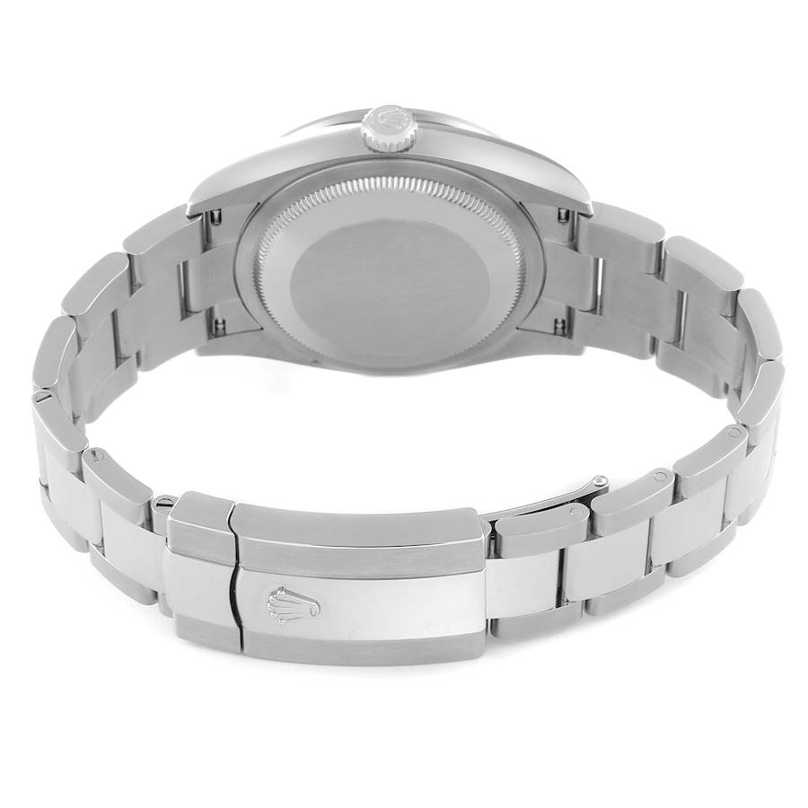 Inexpensive Replica Rolex Datejust Steel Blue Fluted Dial Diamond Mens Watch 126284 — image 6