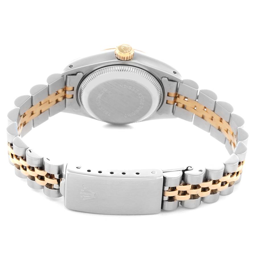 Beautiful Replica Rolex Datejust Steel Yellow Gold Anniversary Diamond Dial Watch 69173 — image 6