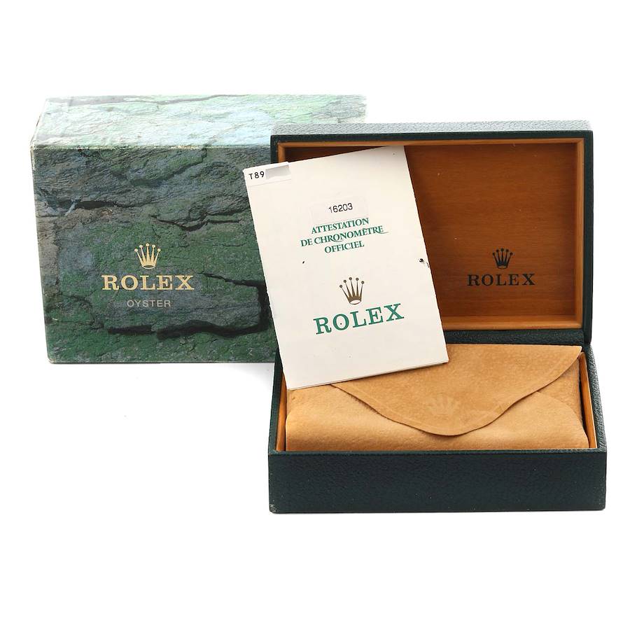 Remarkable Replica Rolex Datejust Steel Yellow Gold Slate Dial Mens Watch 16203 — image 7