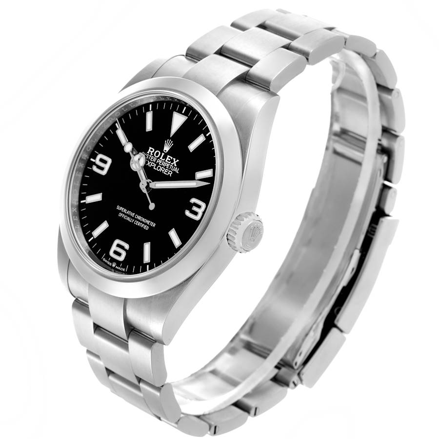Factory-direct Replica Rolex Explorer I 40mm Black Dial Steel Mens Watch 224270 — image 4