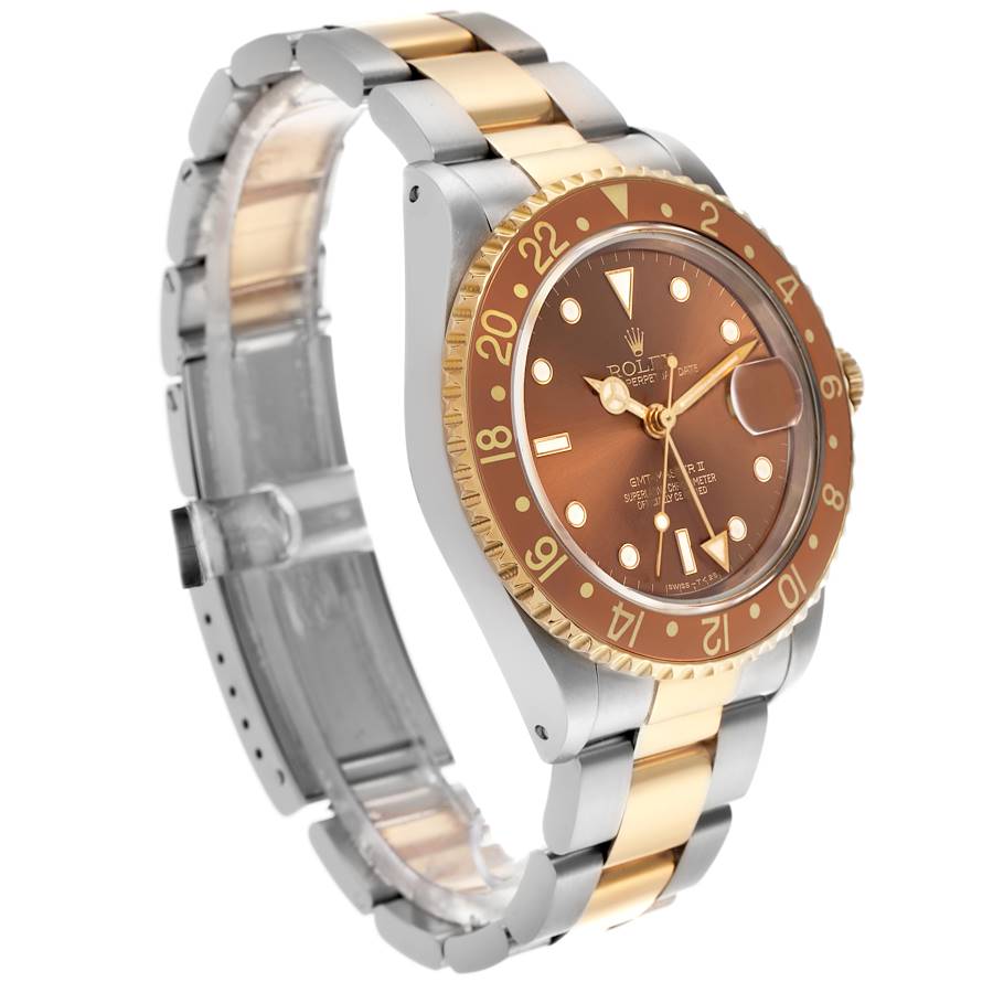 Competitively Priced Replica Rolex GMT Master II Steel Yellow Gold Bronze Mens Watch 16713 — image 3