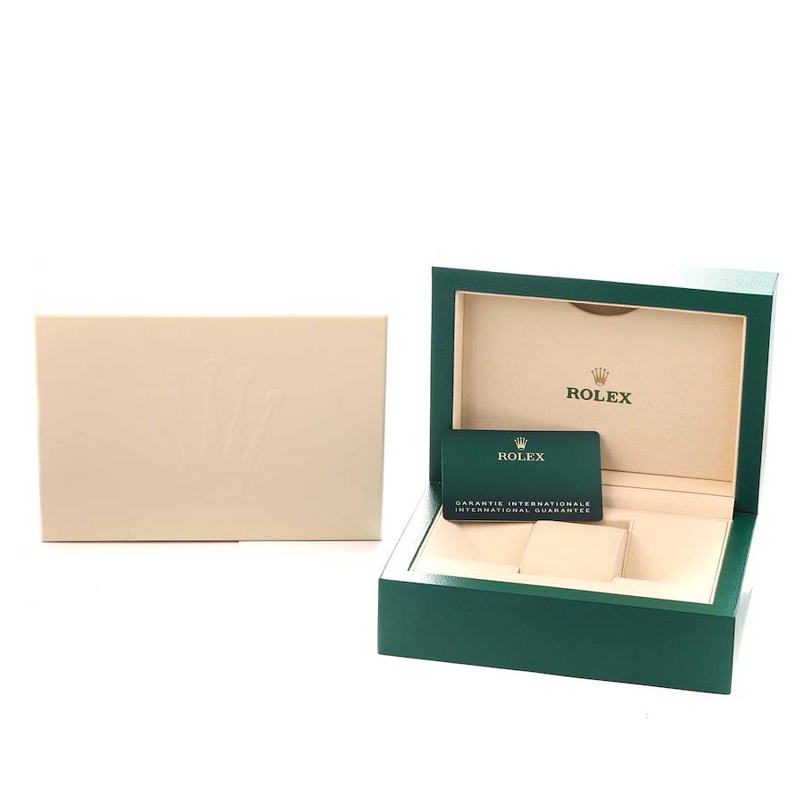 Alluring Replica Rolex President Day-Date 36 Ice Blue Platinum Mens Watch 128236 — image 8